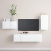 VEEKI Meuble TV, Meuble TV Suspendu, Meuble, Meuble TV avec Rangement，Meuble Industriel, Convient pour Salon ou Chambre, Ense