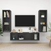 VEEKI Meuble TV, Meuble TV Suspendu, Meuble, Meuble TV avec Rangement，Meuble Industriel, Convient pour Salon ou Chambre, Ense