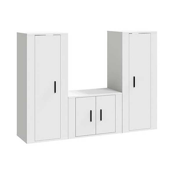 VEEKI Meuble TV, Meuble TV Suspendu, Meuble TV Industriel, Meuble TV Bois, Meuble Chambre, Convient pour Salon ou Chambre, En