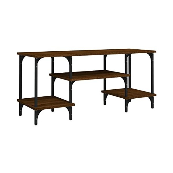 Meubles-TV Meuble TV Chêne Marron 102x35x45,5 cm Bois dingénierie