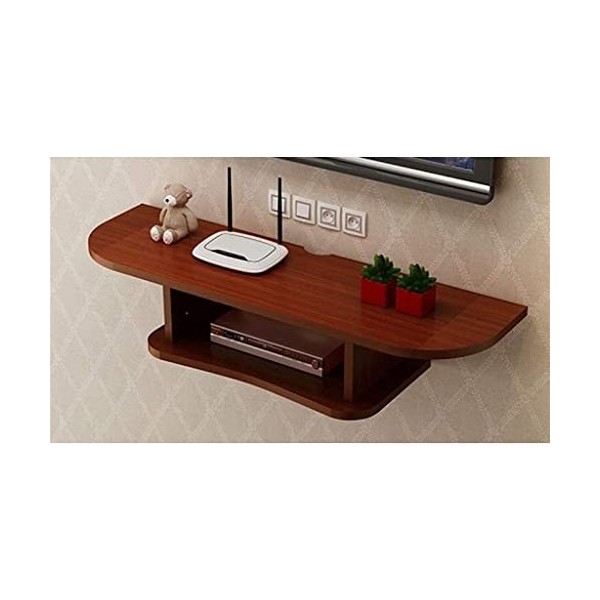 URBERY Étagère TV Murale Support TV Étagère Flottante Set Top Box Rack Routeur Lecteur DVD Console TV Cadre de boîte de Range