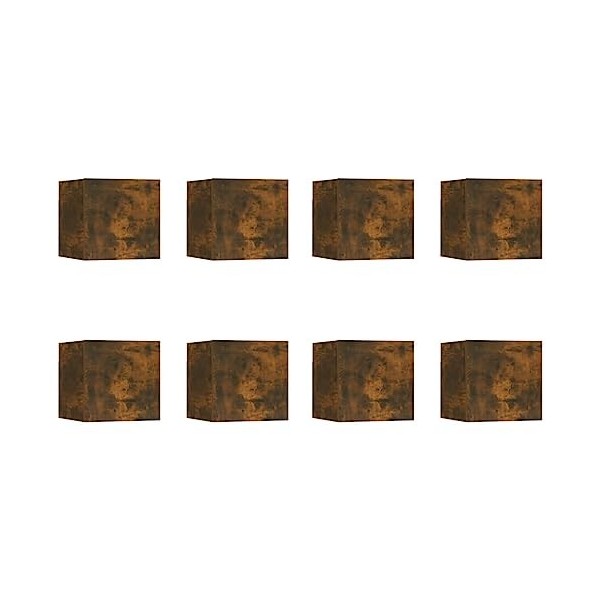 VEEKI Meuble TV, Meuble TV Suspendu, Meuble, Meuble TV avec Rangement，Meuble Industriel, Convient pour Salon ou Chambre, Meub