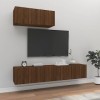VEEKI Meuble TV, Meuble TV Suspendu, Meuble TV Industriel, Meuble TV Bois, Meuble Chambre, Convient pour Salon ou Chambre, En