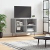 VEEKI Meuble TV, Meuble TV Suspendu, Meuble TV Industriel, Meuble TV Bois, Meuble Chambre, Convient pour Salon ou Chambre, Gr