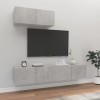 VEEKI Meuble TV, Meuble TV Suspendu, Meuble TV Industriel, Meuble TV Bois, Meuble Chambre, Convient pour Salon ou Chambre, En