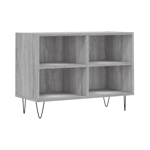 VEEKI Meuble TV, Meuble TV Suspendu, Meuble TV Industriel, Meuble TV Bois, Meuble Chambre, Convient pour Salon ou Chambre, Gr