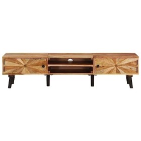 Générique Meuble TV 145x35x35 cm Bois dacacia Massif,21.25 KG,338421, Meubles, Meubles TV