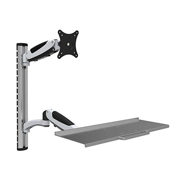 HFTEK Workfit Workstaion Support de Moniteur écran 13-34 Pouces avec VESA 75/100 FY02WS 