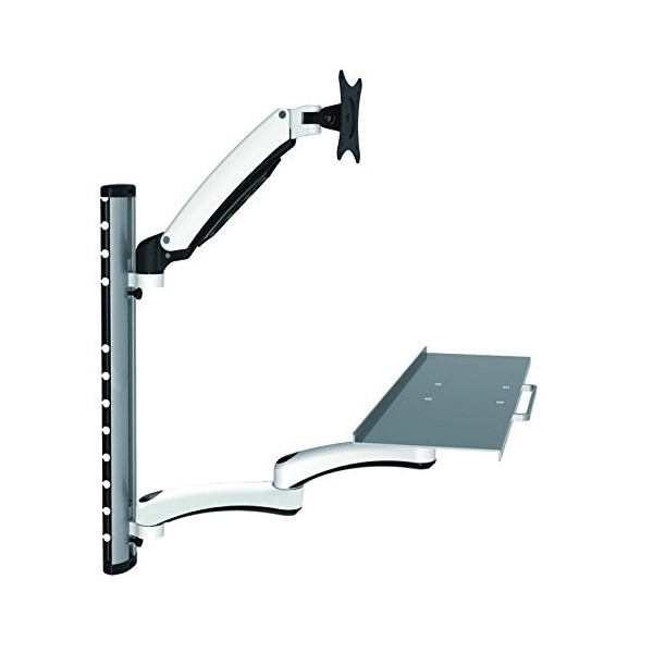 HFTEK Workfit Workstaion Support de Moniteur écran 13-34 Pouces avec VESA 75/100 FY02WS 