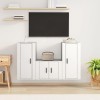 VEEKI Meuble TV, Meuble TV Suspendu, Meuble TV Industriel, Meuble TV Bois, Meuble Chambre, Convient pour Salon ou Chambre, En