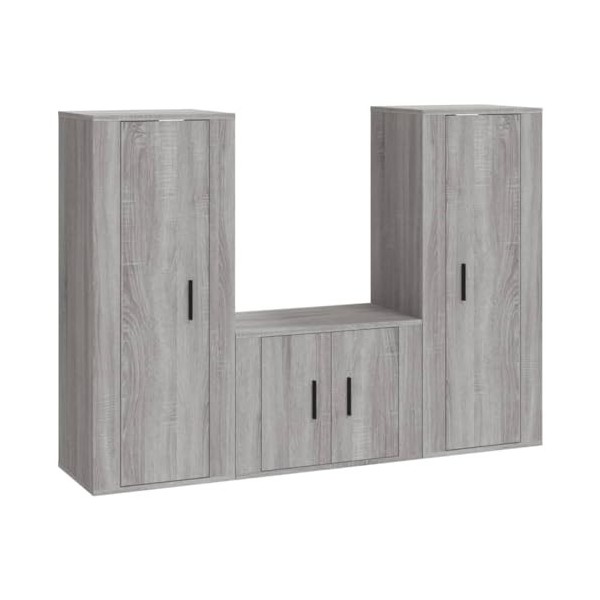 VEEKI Meuble TV, Meuble TV Suspendu, Meuble TV Industriel, Meuble TV Bois, Meuble Chambre, Convient pour Salon ou Chambre, En