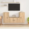 VEEKI Meuble TV, Meuble TV Suspendu, Meuble TV Industriel, Meuble TV Bois, Meuble Chambre, Convient pour Salon ou Chambre, En