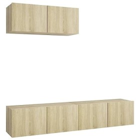 Meuble TV, Meuble TV Suspendu, Meuble TV Blanc, Meuble TV Industriel, Meubles de Salon, Salon, Chambre, Cadre en Acier, vidaX