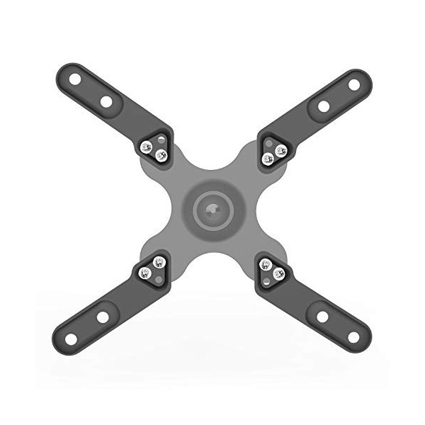 WALI Extender Bracket Adaptateur TV pour écran LED LCD Support Mural Compatible VESA jusquà 200 x 200 mm EXT200 Noir