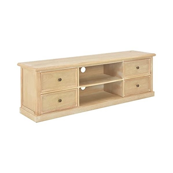 lvssiao Meuble de salon Meuble TV en bois 120 x 30 x 40 cm Meuble TV en bois pour salon chambre à manger