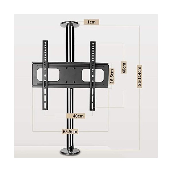Mural Support TV Orientable Et Inclinable - Support De Télévision, TV LCD Cadre Rotatif À 360 Degrés, Cadre Tournant De Sépar