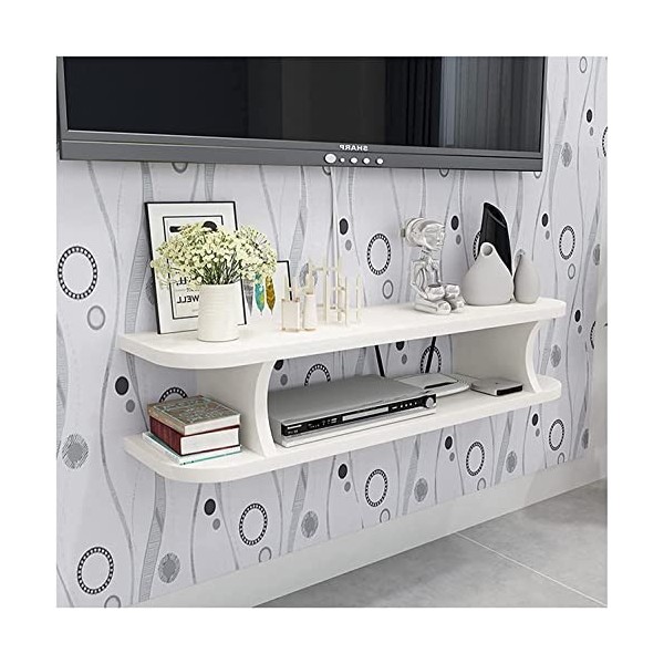 CENAP Meuble TV Meuble TV Unités Murales pour Salon Console Média Meuble TV Meuble Mural Unité De Divertissement Flottant 3 C