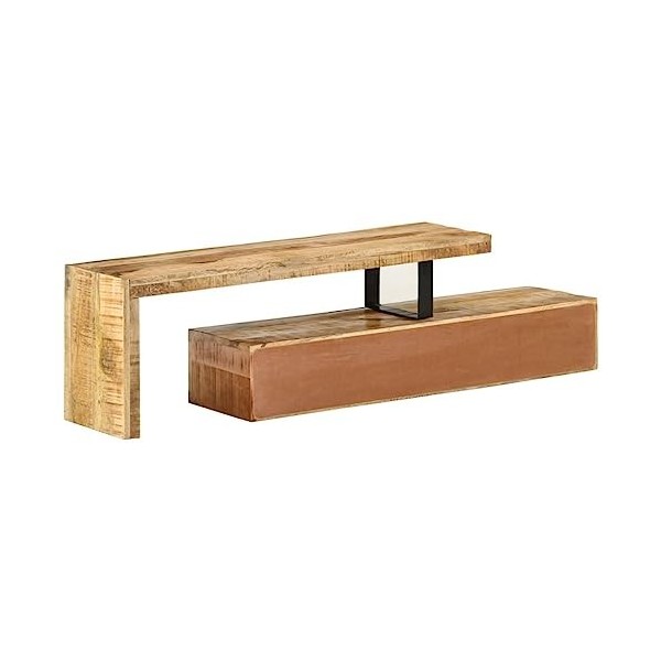 Générique Meuble TV Bois Massif de manguier, 22 kg, 351779, Meubles, Meubles TV