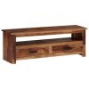 Générique Meuble TV 118x30x40 cm Bois Massif,20.48 KG,247715, Meubles, Meubles TV