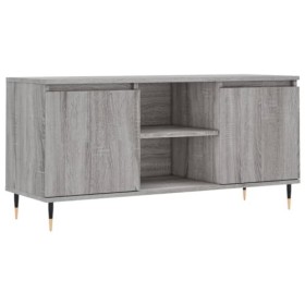 Meuble TV Sonoma Gris 104 x 35 x 50 cm Bois dingénierie