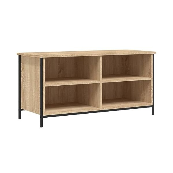 DCRAF Meuble TV de jardin en chêne Sonoma 100 x 40 x 50 cm