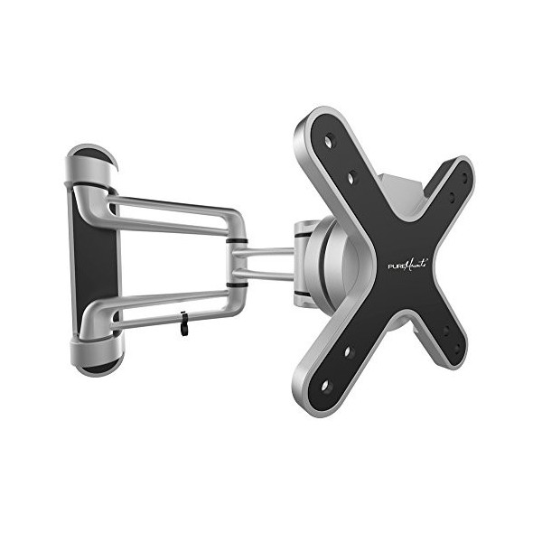 PureMounts STYLE-23C Support mural pour TV avec 33-69cm 13-27" , VESA: 100x100, basculable: +/-15°, pivotement: +/-30°, Dist