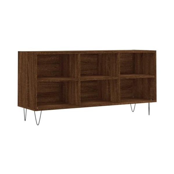 DCRAF Meuble TV de jardin en chêne marron 103,5 x 30 x 50 cm