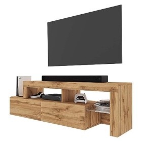 Selsey Asten - Meuble TV - 172 cm chêne wotan - avec LED