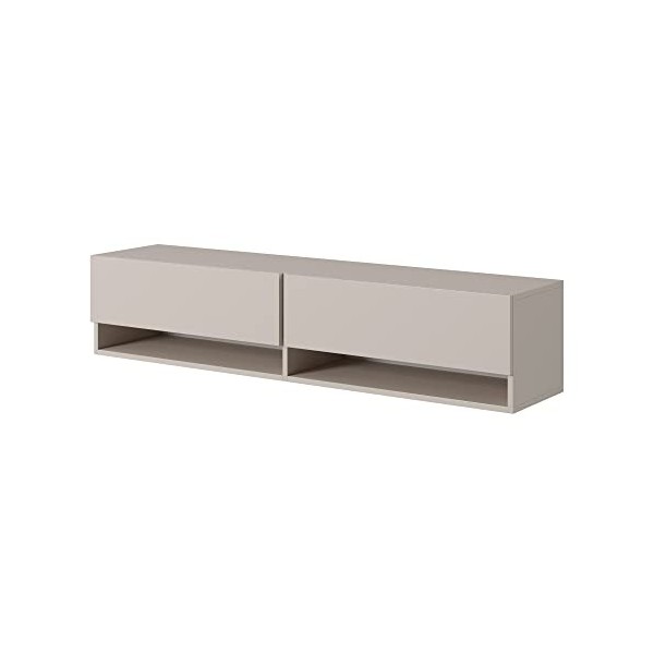 Selsey MIRRGO Meuble TV, Melamine, Beige, 140 cm