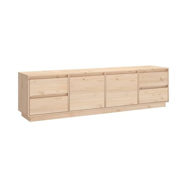 vidaXL Meuble TV Centre de Divertissement Meuble Média Armoire Stéréo Meuble de Salle de Séjour Intérieur 176x37x47,5 cm Bois