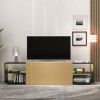 Tcewhhy Meuble TV avec Espace De Rangement Tableaux TV Table Console TV Table Basse Table Dappoint Buffet Meuble TV pour Sal