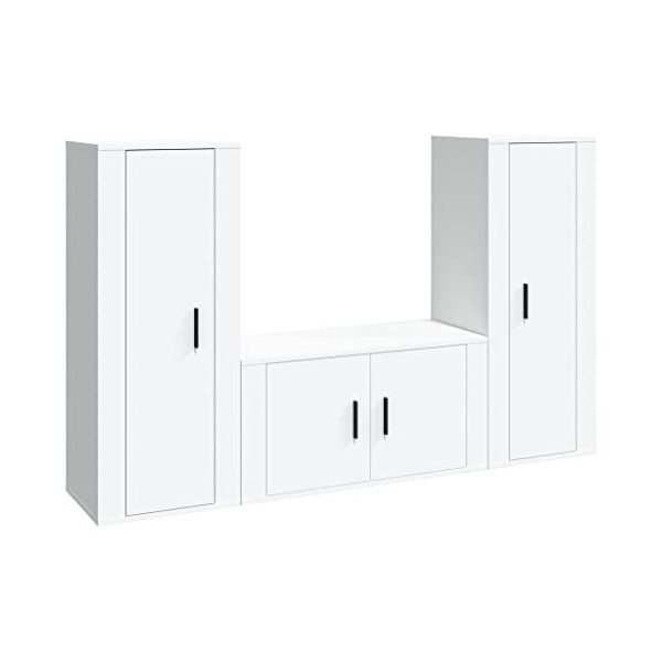 VEEKI Meuble TV, Meuble TV Suspendu, Meuble TV Industriel, Meuble TV Bois, Meuble Chambre, Convient pour Salon ou Chambre, En