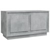 TOYOCC Centres de divertissement et supports TV, meuble TV, béton gris, 80 x 35 x 45 cm, bois dingénierie