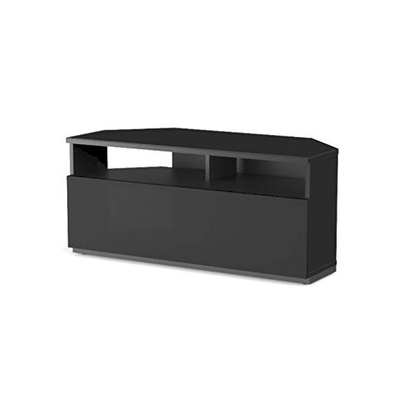 Sonorous - Meuble TV dangle Largeur&nbsp;: 100&nbsp;cm. Couleur&nbsp;: noir. Réf. TRD-100 NN.