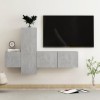 VEEKI Meuble TV, Meuble TV Suspendu, Meuble, Meuble TV avec Rangement，Meuble Industriel, Convient pour Salon ou Chambre, Ense