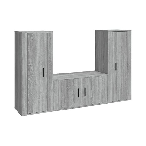 VEEKI Meuble TV, Meuble TV Suspendu, Meuble TV Industriel, Meuble TV Bois, Meuble Chambre, Convient pour Salon ou Chambre, En