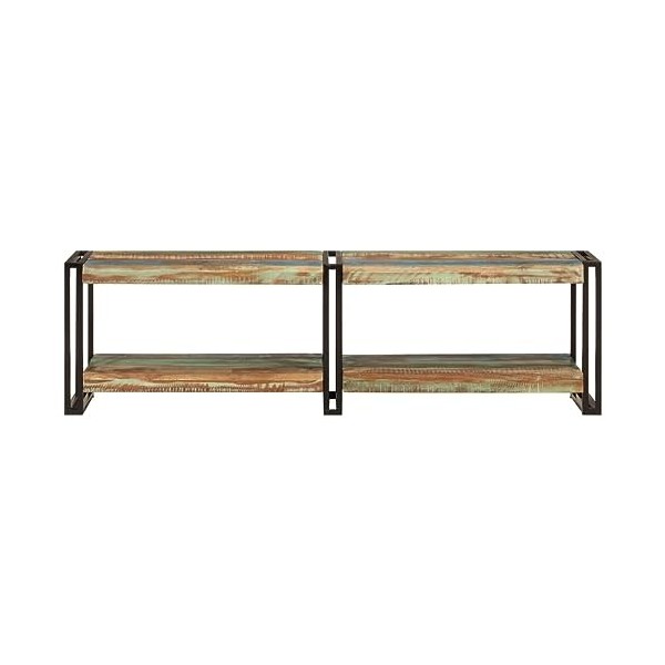 BaraSh Meuble TV 140x30x40 cm Bois Massif de récupération,Table TV,Meuble TV,Ensemble Meuble TV