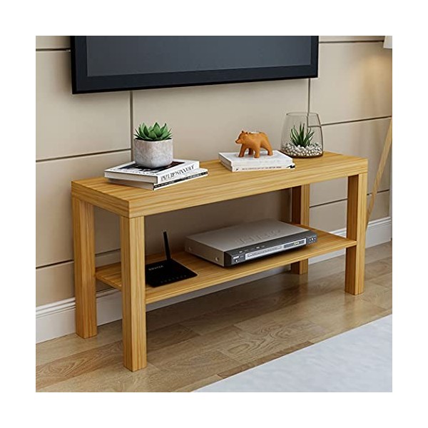 Uvency Meuble Tv Console Tv Média Meuble Tv En Bois Boîte de Câbles Consoles de Jeu Centre de Divertissement Minimaliste Meub