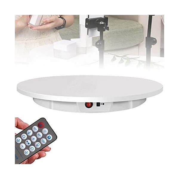 Plateau tournant électrique pour Produits de Photographie, Support Rotatif motorisé à 90/180 degrés, Table daffichage pour v