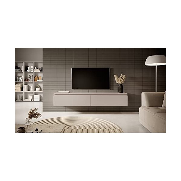 Selsey SENEY Meuble TV, Beige, 175 cm
