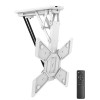 MyWall HL40MWL Support de Plafond motorisé Pliable avec télécommande pour téléviseur et écran Plat 23-55" VESA Blanc"