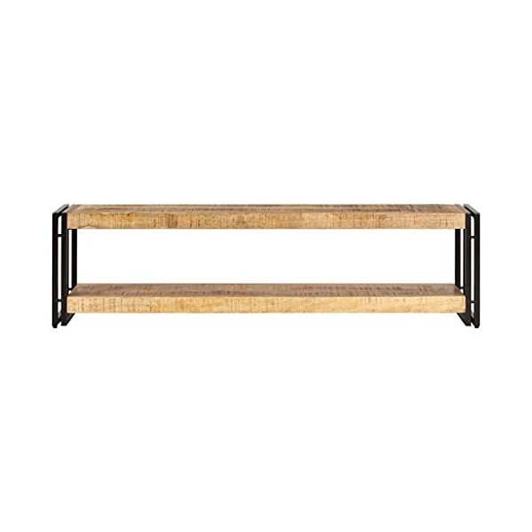Meuble TV, Banc TV Support de Télévision Table TV Bas Armoire Basse Meuble TV 150 x 30 x 40 cm Bois Massif de manguier