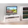 Links 20901530 Provence 3 Meuble TV 2 tiroirs Blanc 118 x 39 x 45 cm