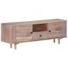 Meuble TV 118x30x40 cm en bois dacacia massif