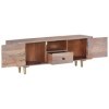 Meuble TV 118x30x40 cm en bois dacacia massif