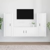 VEEKI Meuble TV, Meuble TV Suspendu, Meuble TV Industriel, Meuble TV Bois, Meuble Chambre, Convient pour Salon ou Chambre, En