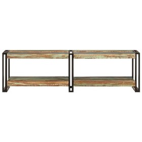 heybb Meuble TV 140x30x40 cm Bois Massif de récupération,Table TV,Meuble TV,Ensemble Meuble TV