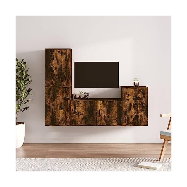 Meuble Tv,Blanc Tv,Comme Espace de Rangement, Meuble Bas Suspendu Ou Debout, Buffet Salon,Meuble TV Suspendu,Support de Télév