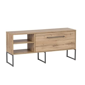 Schildmeyer Limmo Meuble TV Bas 148911, Matériau en Bois, Chêne Style Maison de Campagne, 130 cm Breite