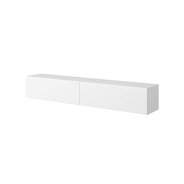 Selsey PAVAS Meuble TV, Melamine, Blanc, 175 cm